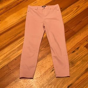 Buffalo pink denim pants Havana style high waist. Sz 8
